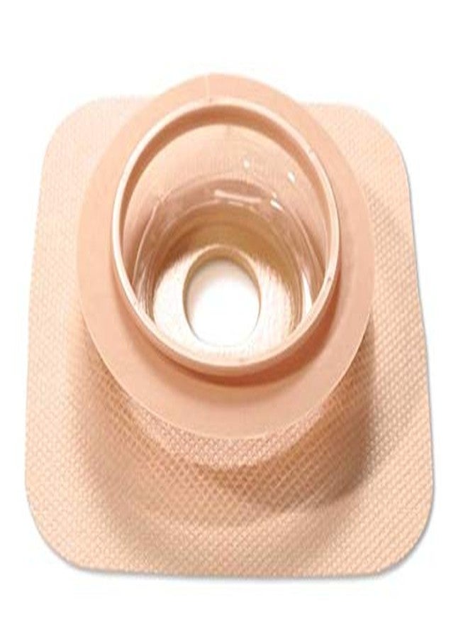 ConvaTec 421040 Natura Durahesive Skin Barrier with Mold to Fit Opening, Hydrocolloid Tape Collar, 2-1/4" Accordion Flange, 7/8" to 1-1/4" Stoma Opening, Tan, Pack of 10